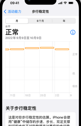 永胜iPhone手机维修如何在iPhone开启'步行稳定性通知'